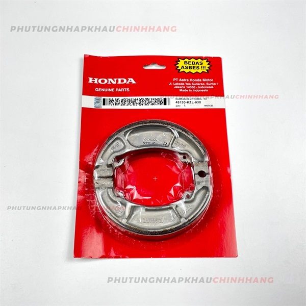 Bố thắng sau VARIO, CLICK, AIR BLADE AB, VISION, LEAD, BEAT, GENIO, SCOOPY HONDA tay ga các loại chính hãng Honda