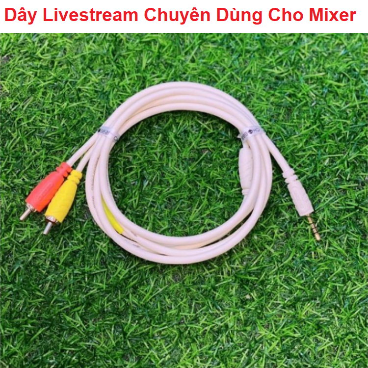 Dây Livestream, Dây Chuyên Dụng Dùng Cho Các Loại Mixer F4, F7, G4, M4, Chất Lượng Cao - Âm Thanh Stereo - Chuyên Hát Thu ÂM - Livestream
