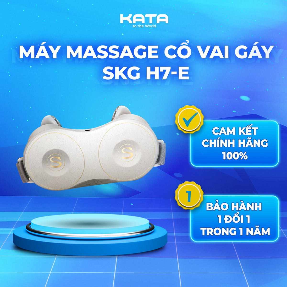 Máy massage cổ vai gáy kata skg h7