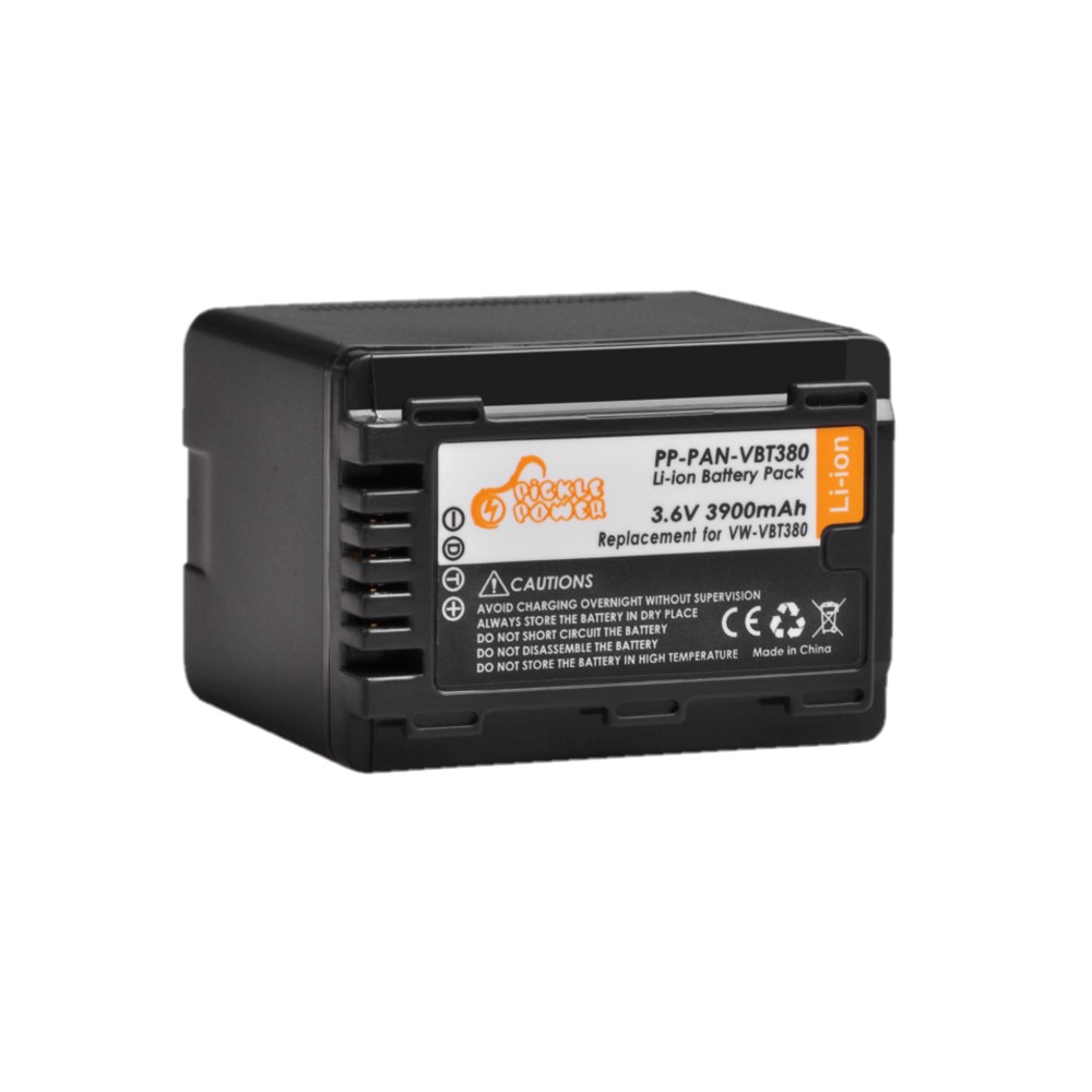 Vw-vbt380 3900mah pin vbt380 cho panasonic hc-w570 hc-w580 hc-w850 hc- v110 hc-v130 hc-v160 hc-wx970 hc-vx1 hc-vx870 customized