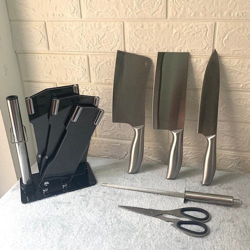 Bộ dao inox Nhật cao cấp 3 mónBộ dao bằng thép cao cấp không gỉBộ dao làm bếp bằng thép 3 món dao inox nhà bếp gồm dao chặt xương dao thái phay + dao gọt.