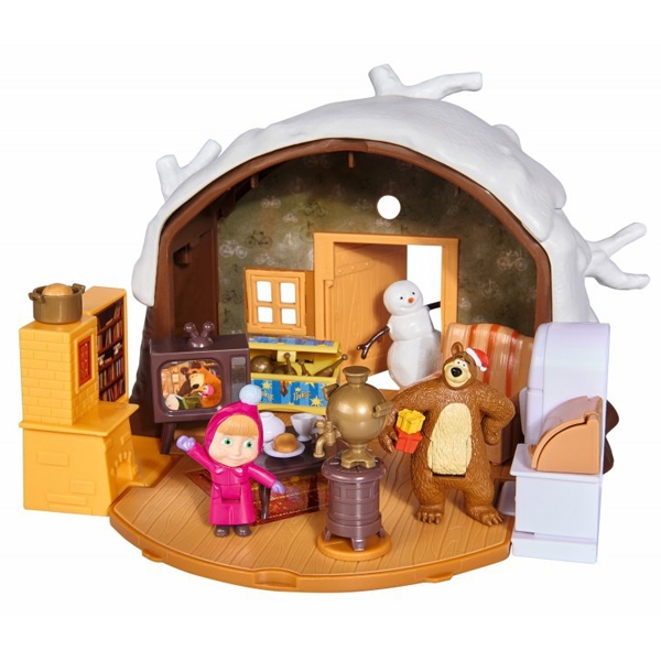 Đồ chơi mô hình ngôi nhà mùa đông masha and the bear 109301023