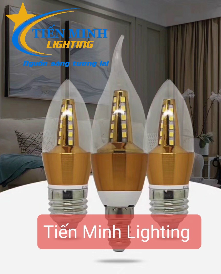 Bóng đèn nến E27 - Đèn trang trí cầu thang, vách tường