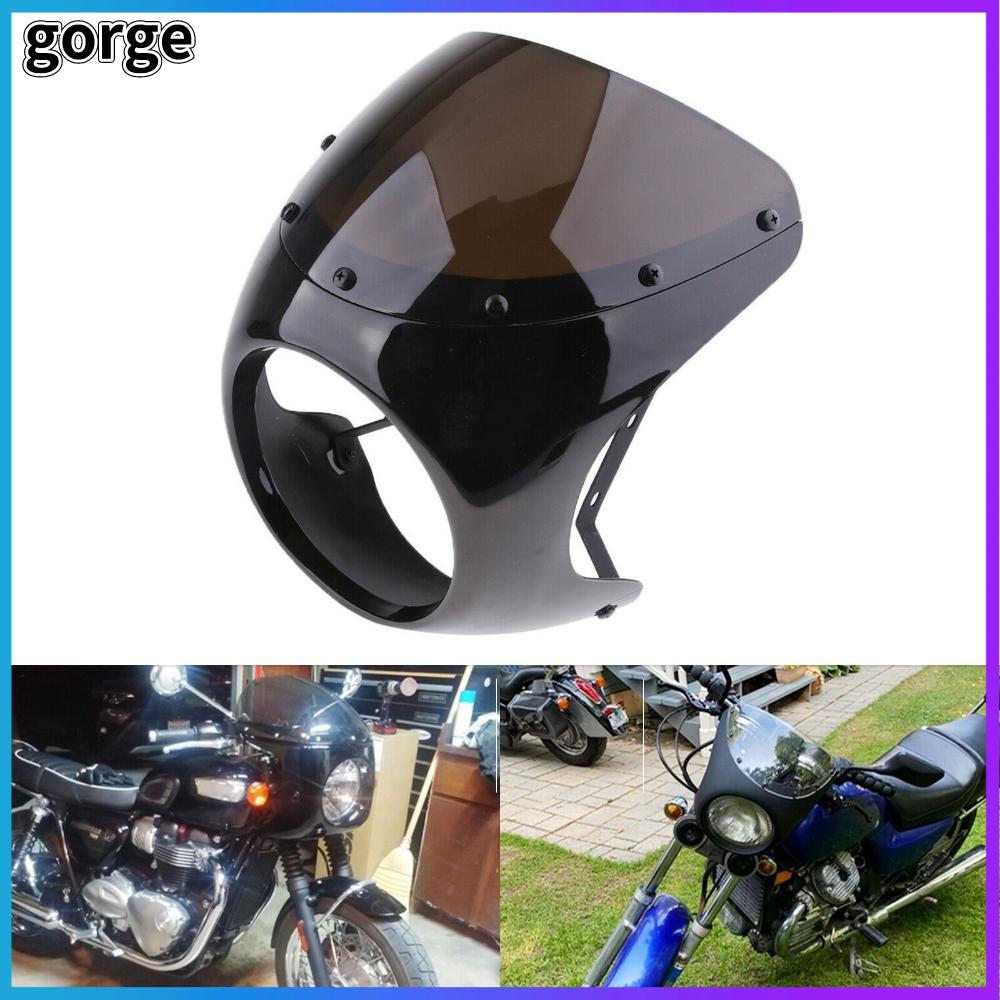Gorge bóng đèn pha tân trang hoài cổ thông dụng chụp đèn xe máy màn chắn gió đèn pha cafe racer kính chắn gió xe máy