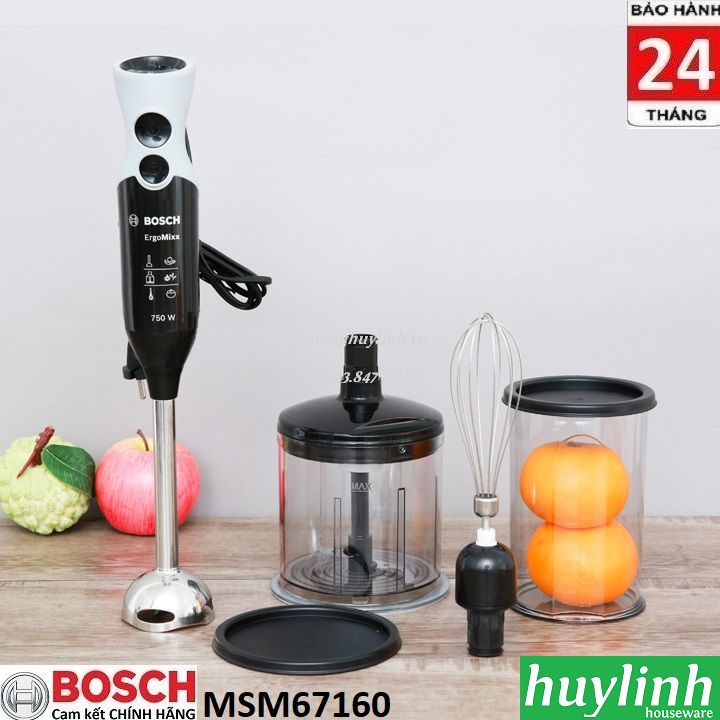 Máy xay sinh tố cầm tay b osch msm67160 - chính hãng