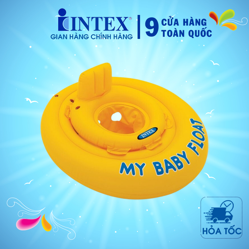 Phao bơi xỏ chân chống lật chính hãng Intex đủ mẫu cho bé dưới 2 tuổi