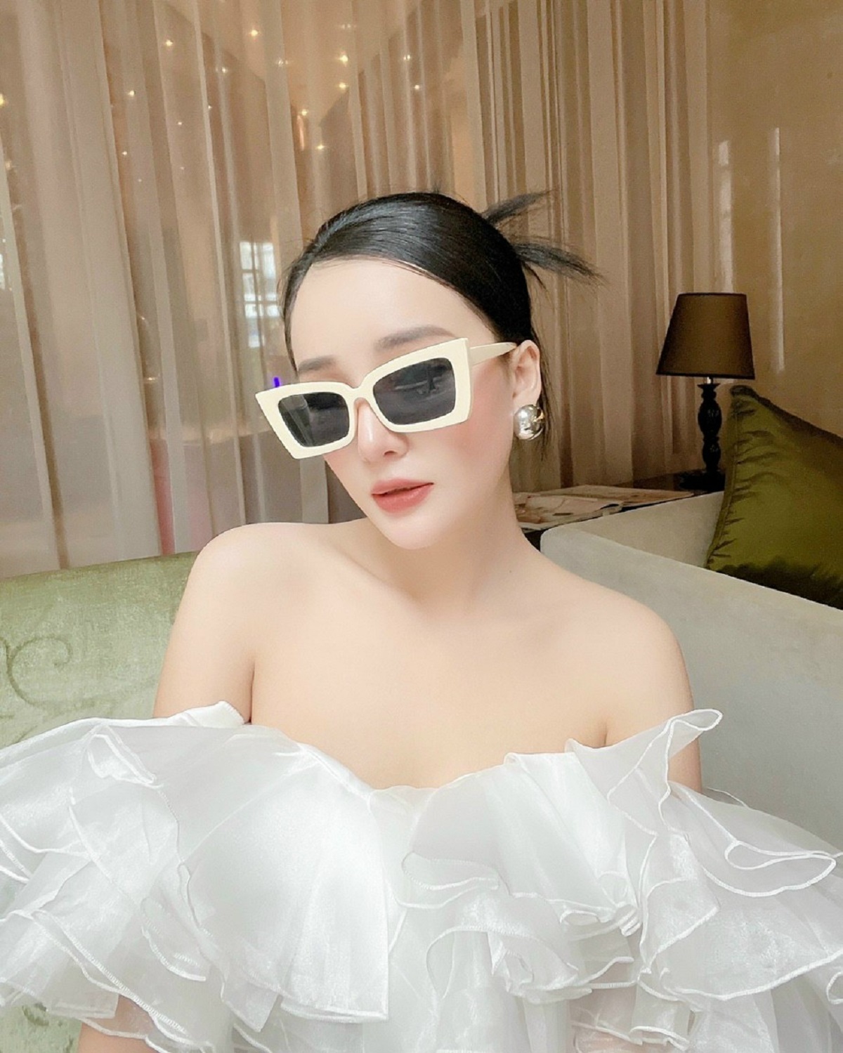 Mắt Kính Râm Chống Nắng Nữ Kính Thời Trang Mắt Mèo Sang Chảnh Trendy