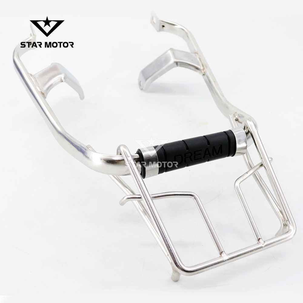 [ NEW 2022 ] Tay xách Inox cho Dream Thái II, Dream Việt kiểu cũ, Dream Trung Quốc đẹp như hãng