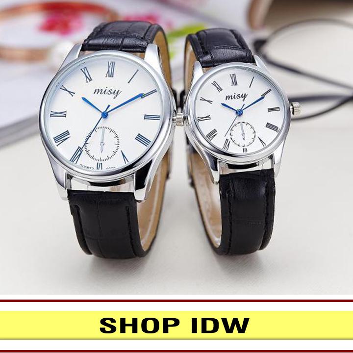 Đồng hồ nam nữ dây da thời trang misy idw 2901