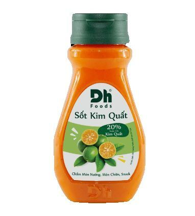 Sốt Kim Quất 200g Dh Foods gia vị trộn salad 20% kim quất tươi, sốt chấm snack hải sản đồ nướng