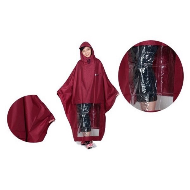 (Bán Sỉ) - Áo Mưa Choàng Sơn Thủy K8 Vải Dù Chống Thấm Nước Cao Cấp