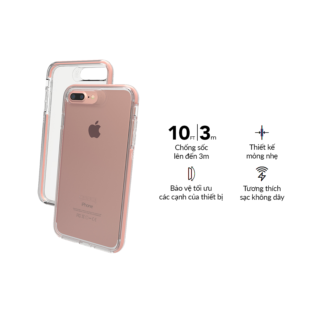 Ốp Lưng Chống Sốc Gear4 D3O Piccadilly 3m Cho iPhone 6/6S/7/8-Plus
