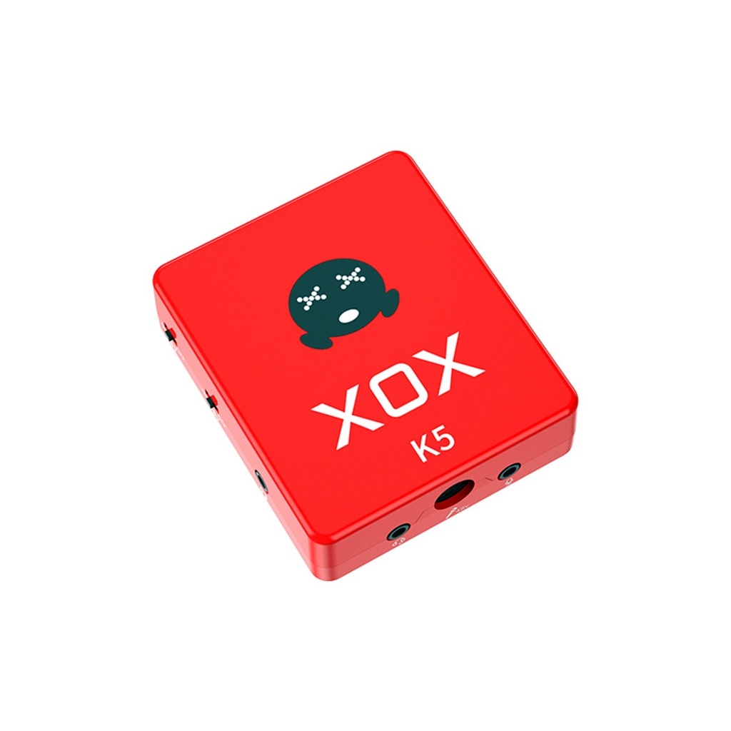 Sound Card XOX K5 Bluetooth livestream vs likes Điều khiển từ xa nhiều hiệu ứng âm thanh