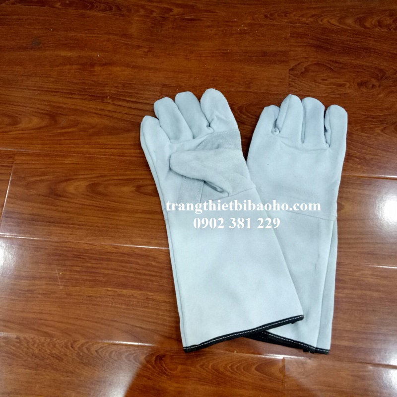 Găng tay da thợ hàn 2 lớp có lót trong