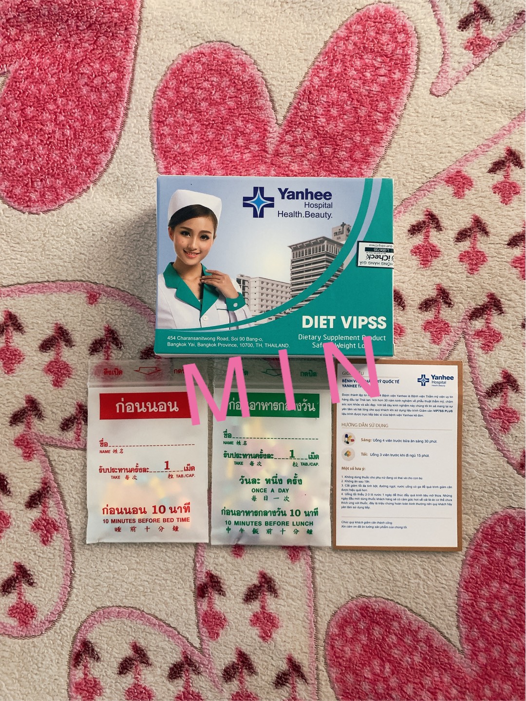 Giảm Cân DIET VIPSS Yanhee giảm mạnh [ Liệu Trình 2 tuần ]