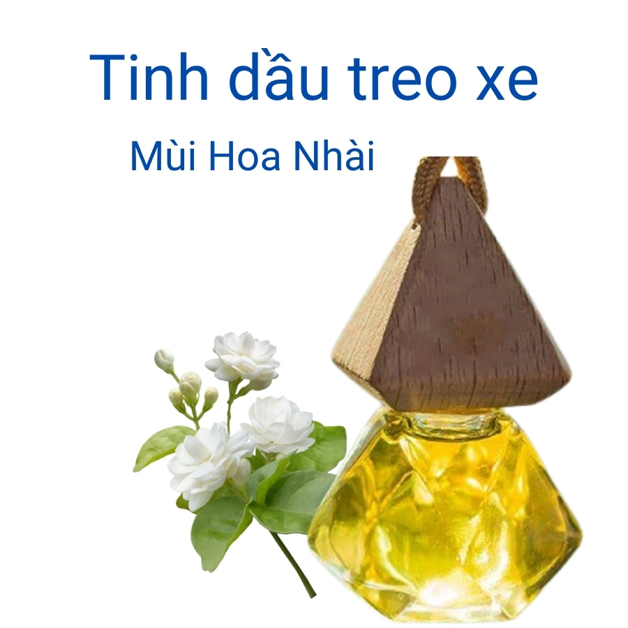 Tinh dầu treo xe Ô tô mùi Hoa Nhài giúp thơm xe khử mùi trong xe giảm cảm giác say xe đường dài thư thái tinh thần lái xe