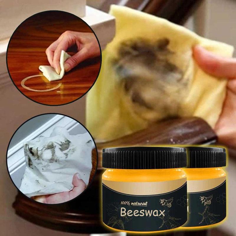 [GIẢM SÂU] Sáp Ong Nội Thất Chăm Sóc Đánh Bóng Chống Thấm Nước Chống Chống Sáp Tầng Sáp Gỗ Gia Vị Beewax 85G