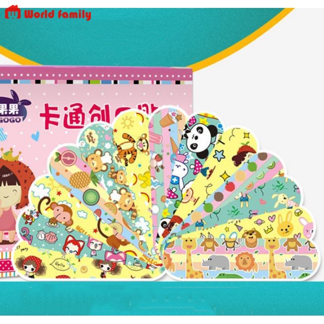 Hộp Băng y tế urgo hoạt hình dễ thương cho bé - Băng cá nhân tránh nhiễm trùng cho cả người lớn và trẻ em