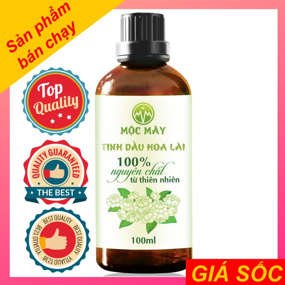 Tinh dầu hoa Lài (hoa Nhài) chai 100ml Mộc Mây - tinh dầu nguyên chất từ thiên nhiên xông phòng, thơm phòng, thư giản, đuổi muỗi