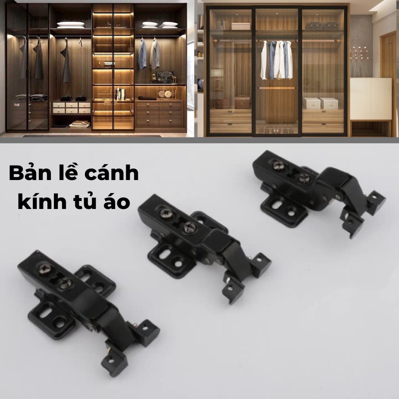 Bản lề cánh kính | Bản lề bật giảm chấn lắp cánh kính tủ bếp tủ áo | Bản lề thủy lực cánh kính nội thất | Bản lề kính bật hơi chất lượng cao | Bản lề hơi thủy lực