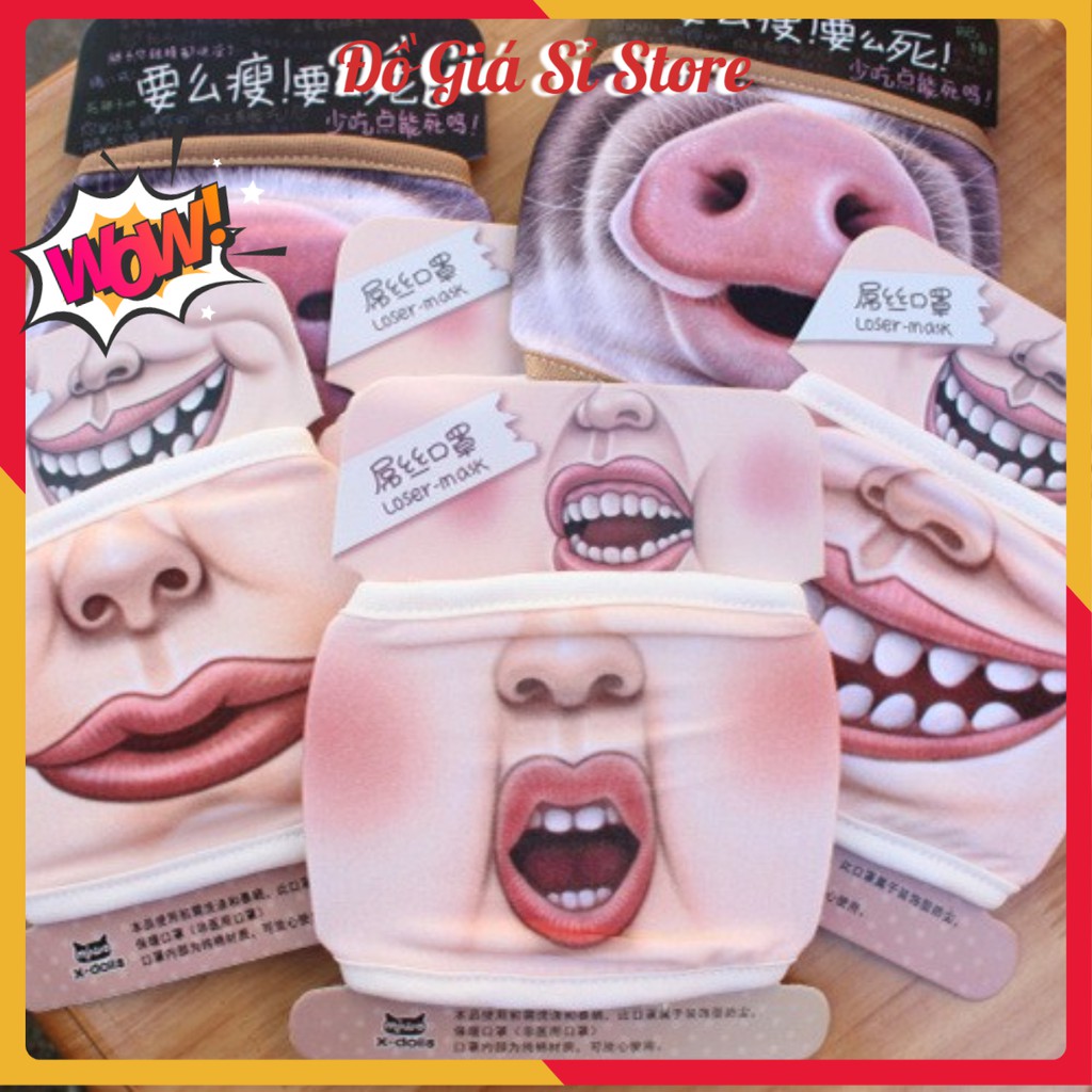 [HCM]Khẩu trang 3D ngộ nghĩnh