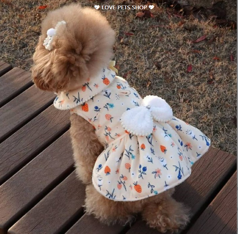 Đầm cho chó mèo, thời trang thú cưng "mẫu mới" - 💝love pets shop💝