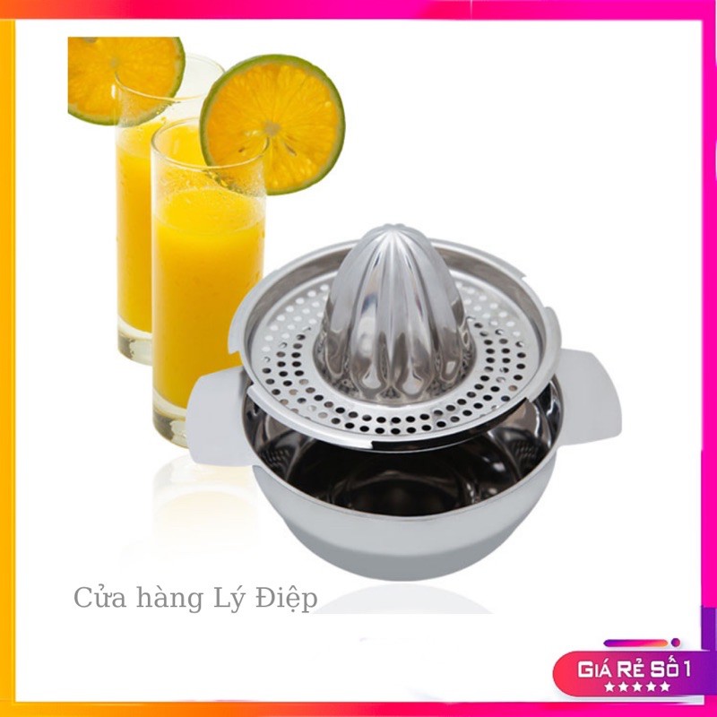 Bộ vắt cam inox cao cấp-vắt cam nhựa Vĩnh Trường-Vắt cam nhựa Nguyên Ba-Tiện dụng-An toàn