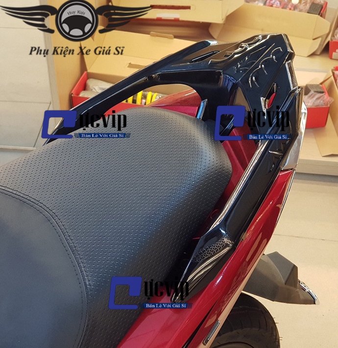 Chụp Ốp Cảng Sau Air Blade 2020 Mẫu Full Đen Đẳng Cấp MS2675