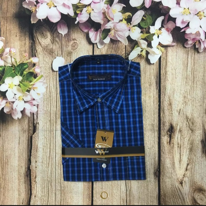 [HCM]ÁO SƠ MI NAM CÔNG SỞ KẺ SỌC NGẮN TAY CAO CẤP.BAO CHẤT VẢI OK