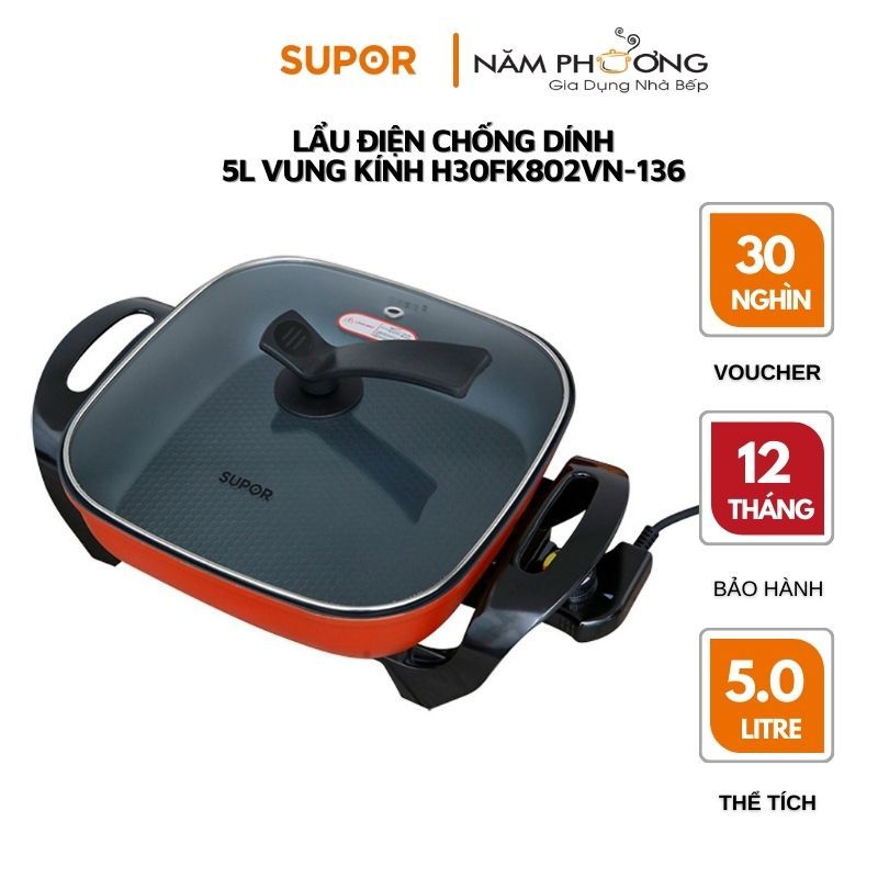 Lẩu điện đa năng supor h30fk802vn-136