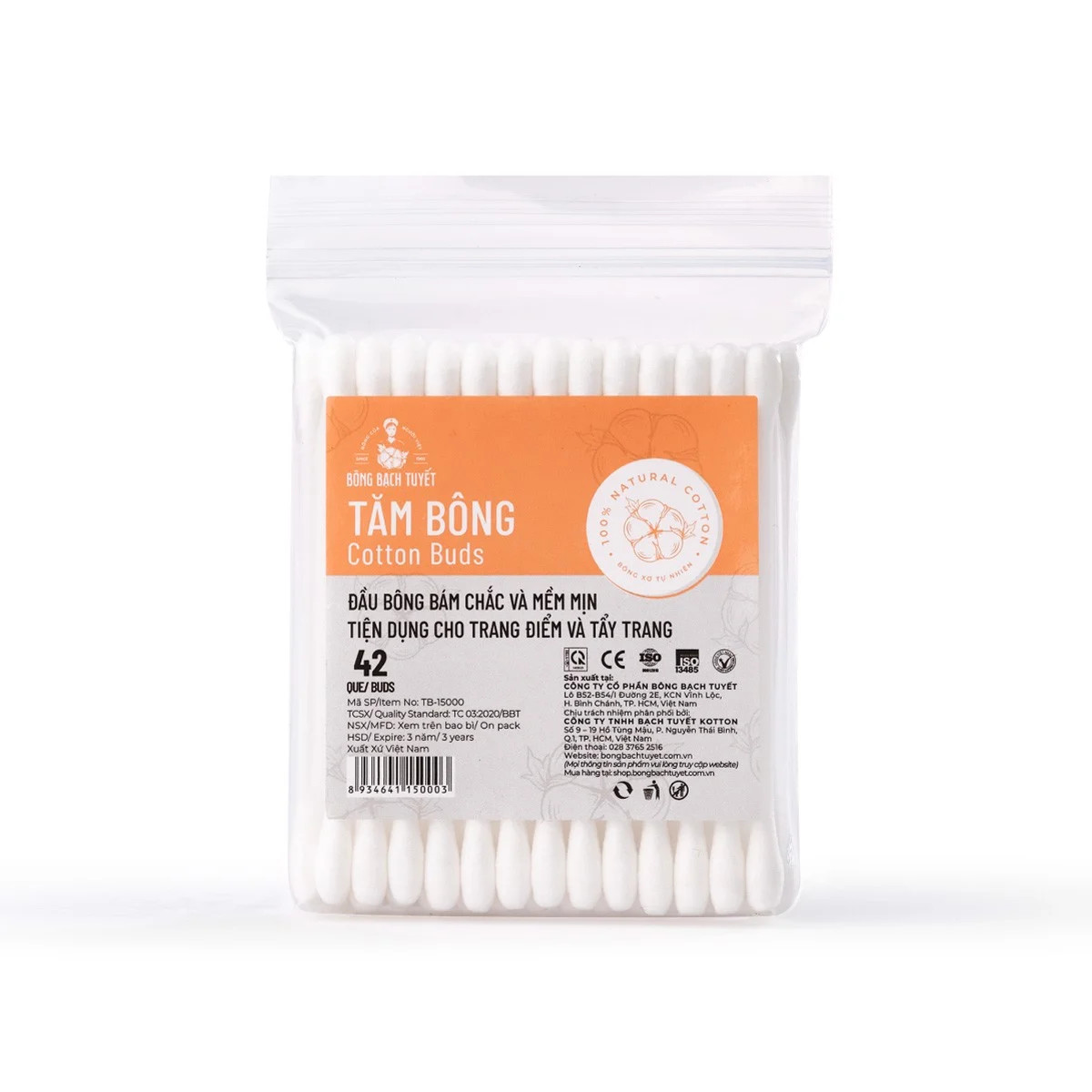 1 lốc Tăm bông Meriday