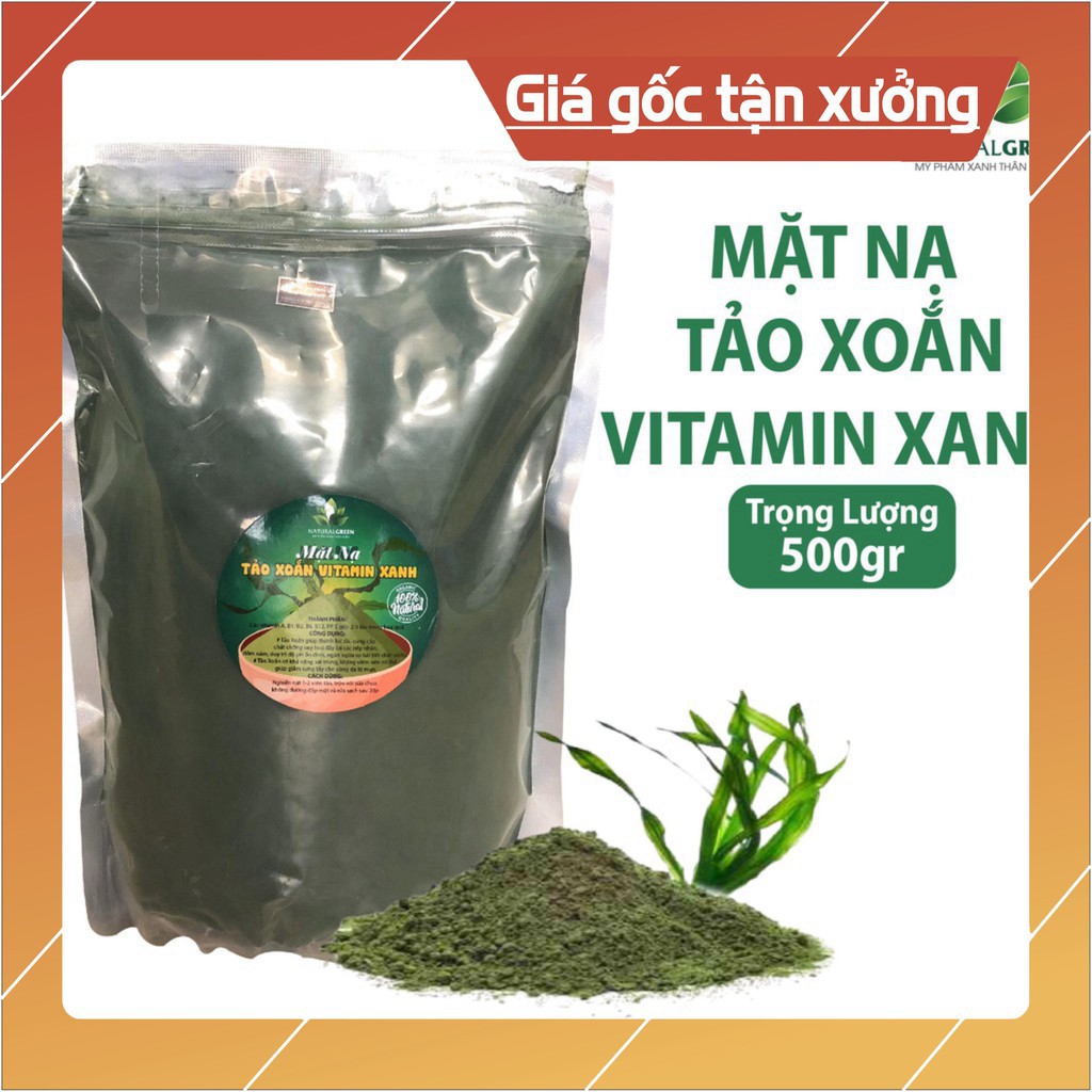 Bột tảo xoắn đắp mặt nạ,bột tảo biển đắp mặt nạ dưỡng trắng làm đẹp da .giá sỉ