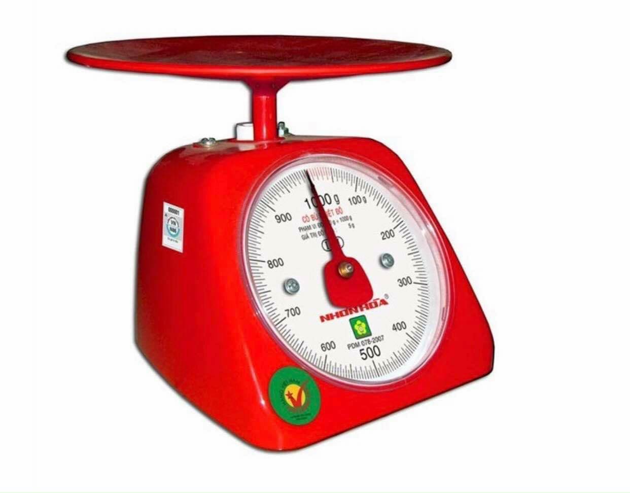 Cân nhựa nhơn hòa 0,5kg,1kg,2kg