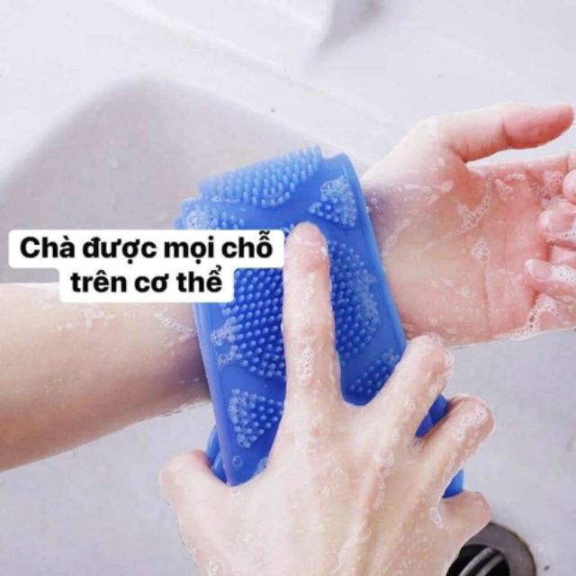 Dụng cụ kỳ lưng silicon siêu bền