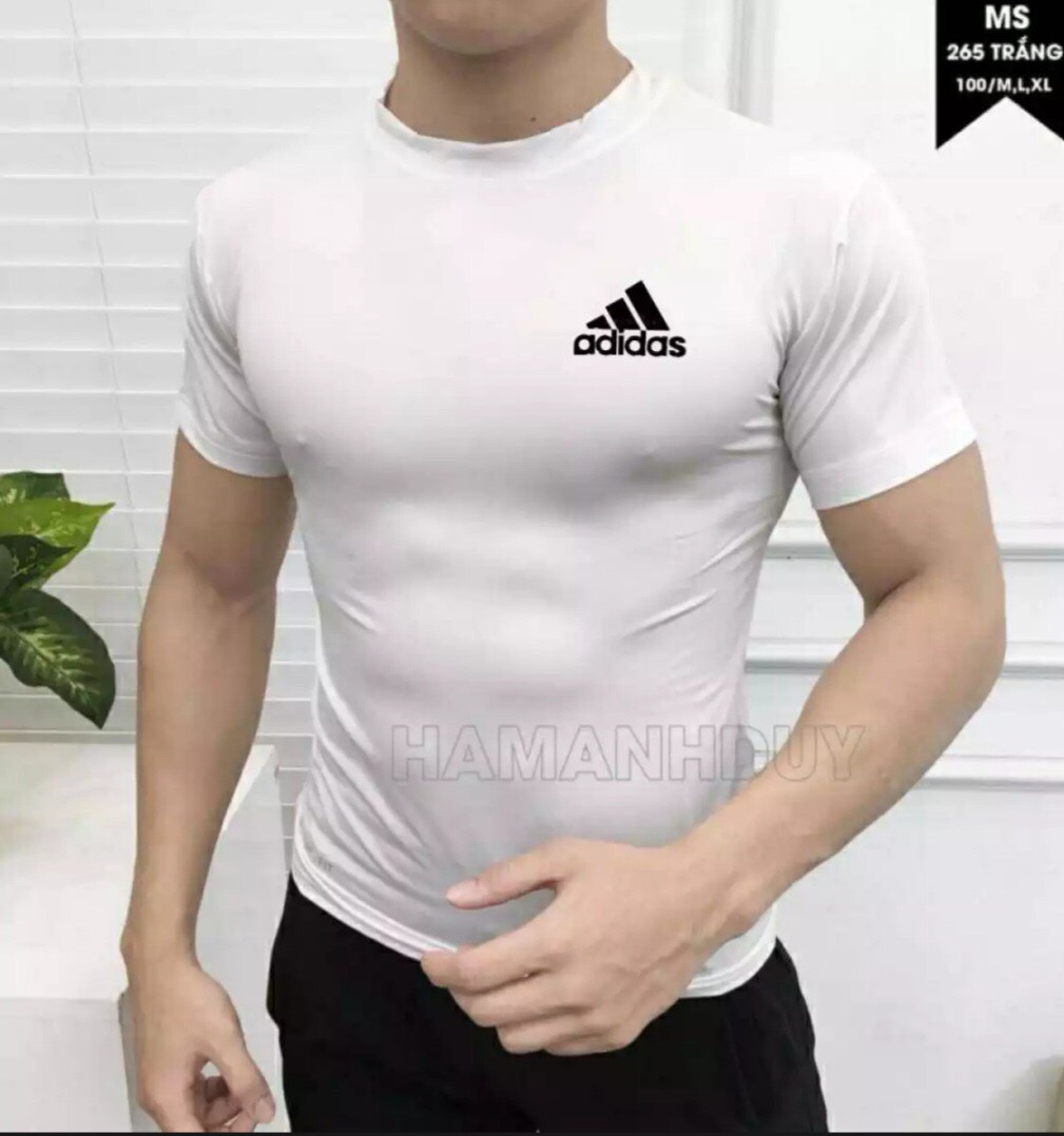 Áo thun nam thể thao mẫu Das, chất thun lạnh thoáng mát co giãn