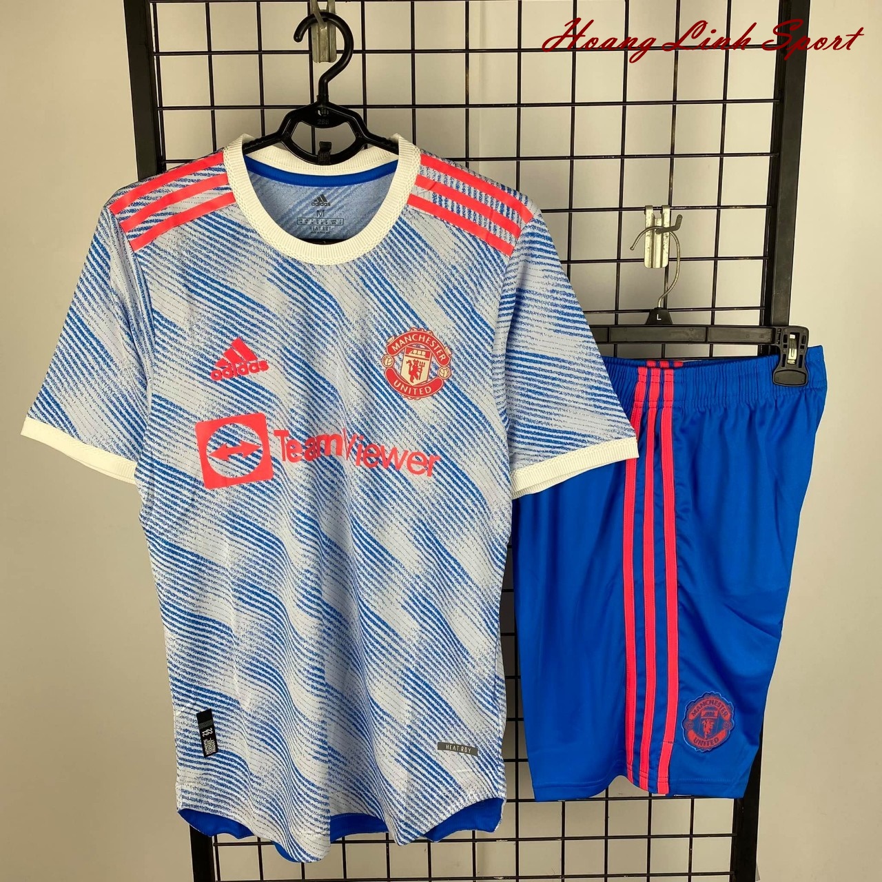 Áo Bóng Đá CLB MANCHESTER United -Sân Khách 1 -Bản Thi Đấu-Chất Vải Polyester ThaisCao Cấp