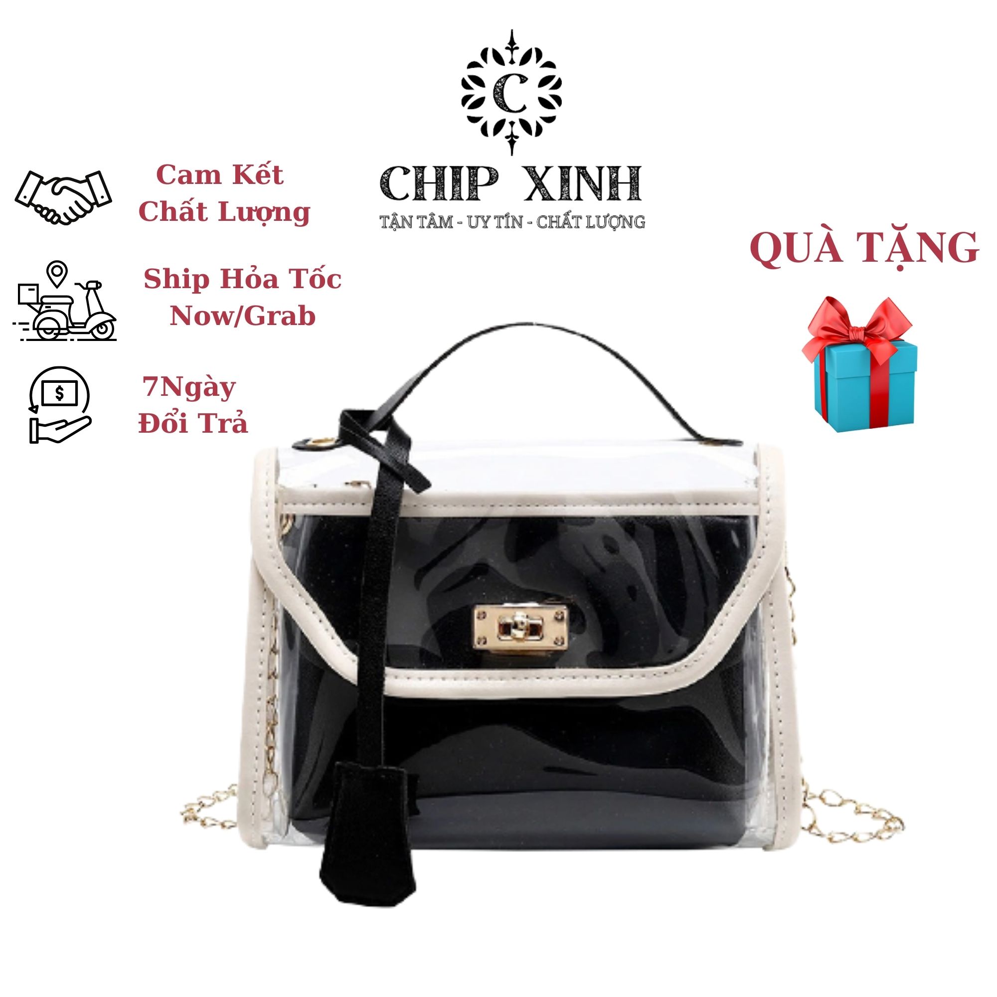 Túi xách nữ đeo chéo mini, túi đeo chéo nữ mini hàn quốc siêu xinh chip xinh dc04