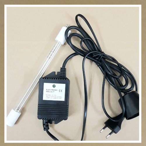 Bộ adapter (biến áp) và bóng đèn UV 6W hoặc 11W