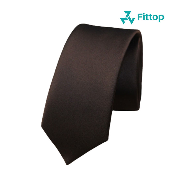 Cà Vạt Đen Bản Nhỏ Trẻ Trung FITTOP CAVAT-221 Bản 5cm