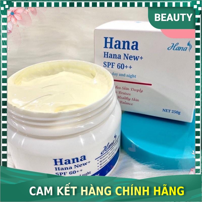 Kem Body dưỡng trắng da Hana, kích trắng da an toàn