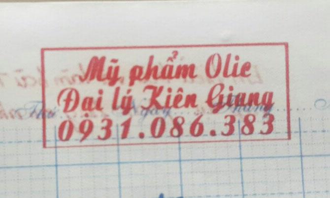 Khắc dấu 2 dòng đến 3 dòng - khắc dấu cửa hàng shiny s-853 47 x 18mm