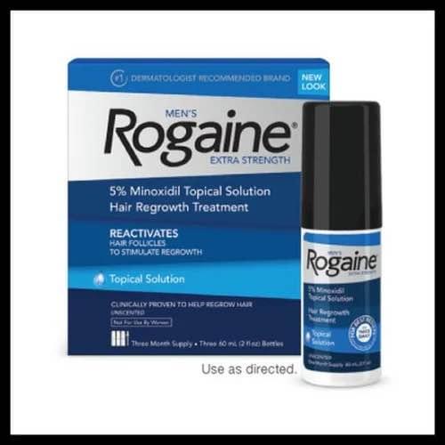 Kem mọc tóc chấm Nam Rogaine Minoxidil 5% Extra Strength For Men 60ml