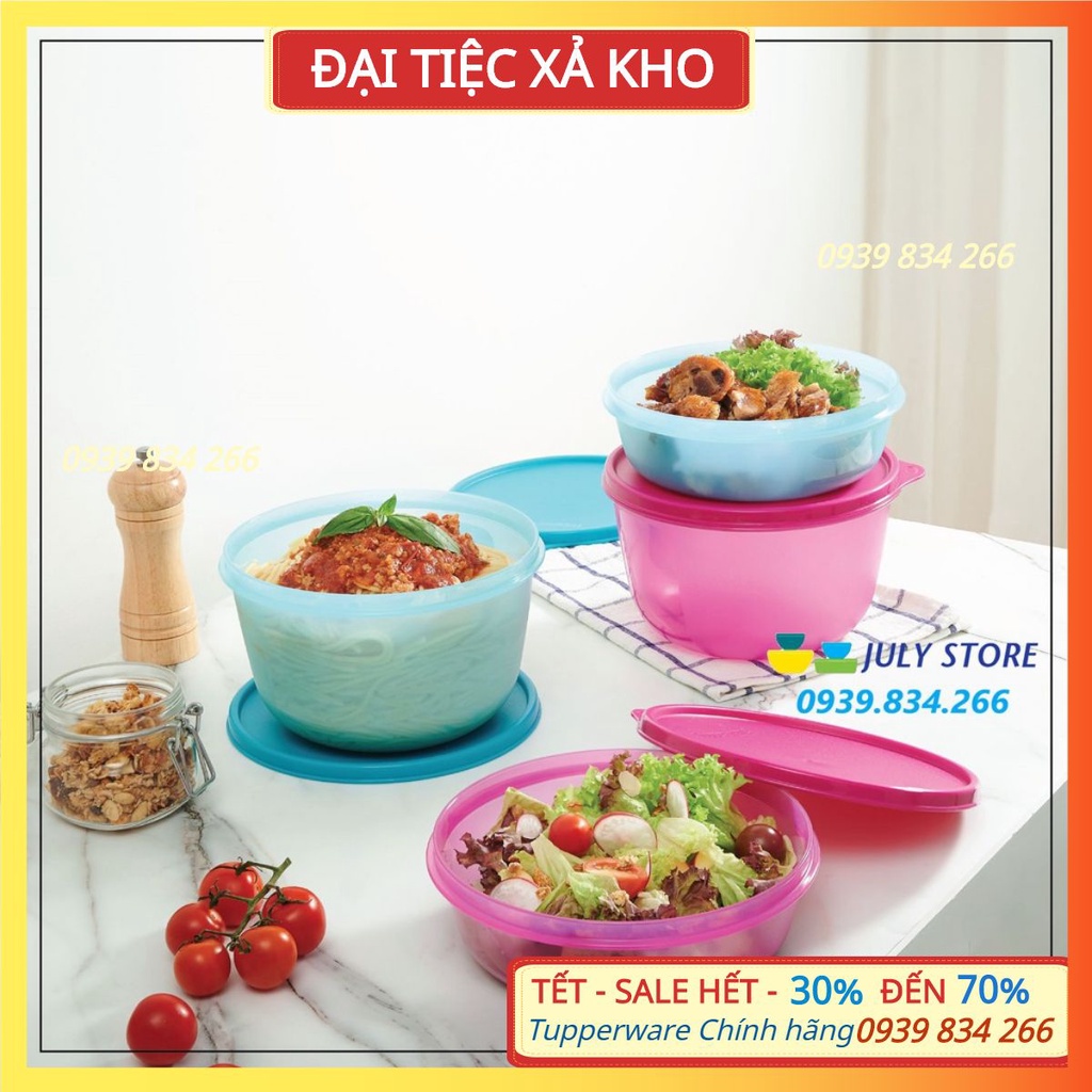 Bộ hộp bảo quản tupperware ❤️ freeship extra ❤️ tô modular set 2