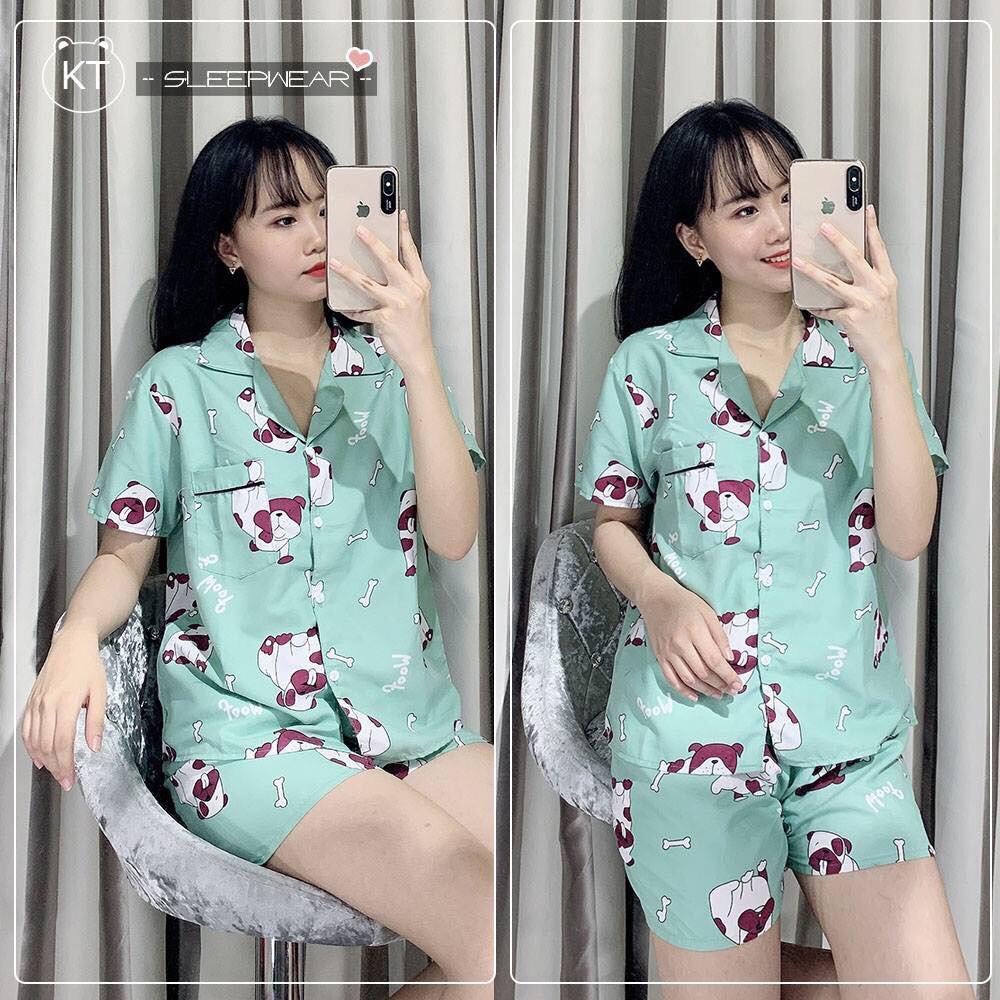 💝 XINH XỊN MỊN HOT TREND 2021 💝 ĐỒ BỘ NGỦ HÌNH TIM KATE THÁI CAO CẤP SIÊU MỀM FOM DƯỚI 50KG E3