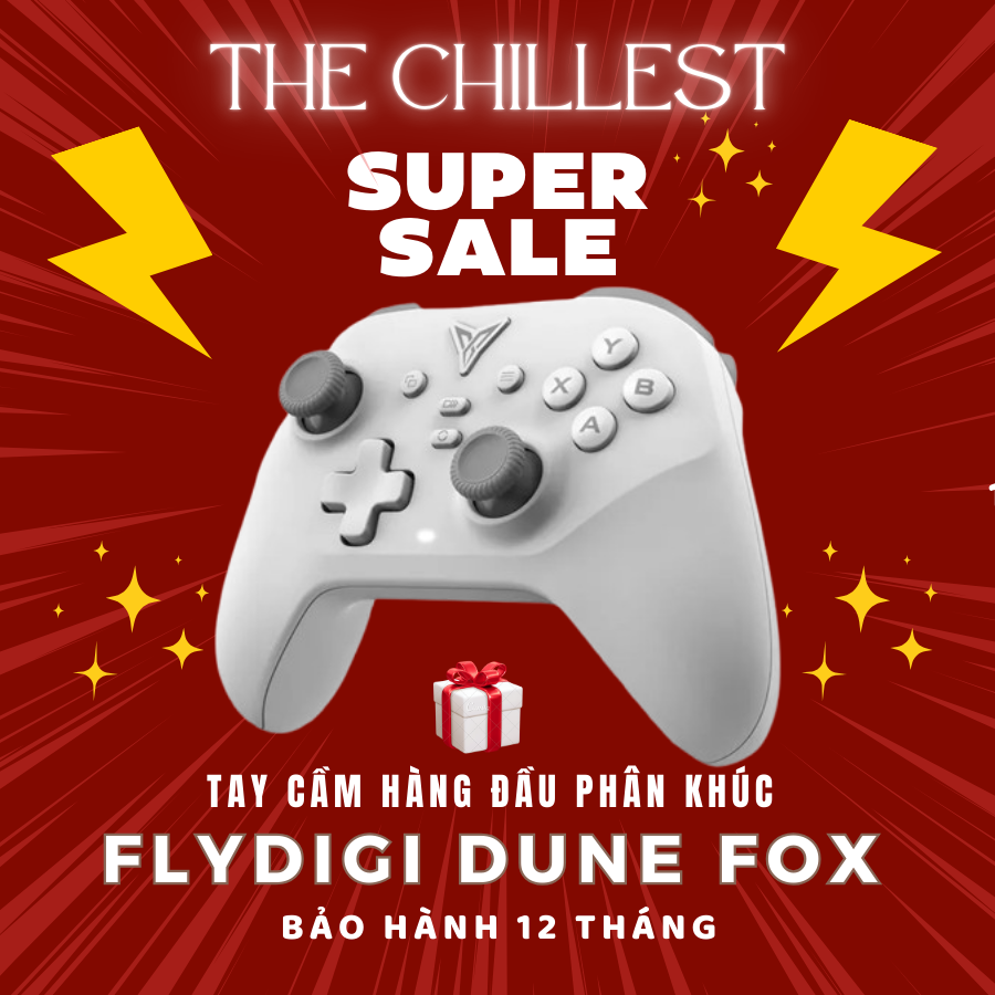  Tay cầm chơi game Flydigi Dune Fox Hall Effect Joystick Build chắc chắn Bảo hành 12 tháng 