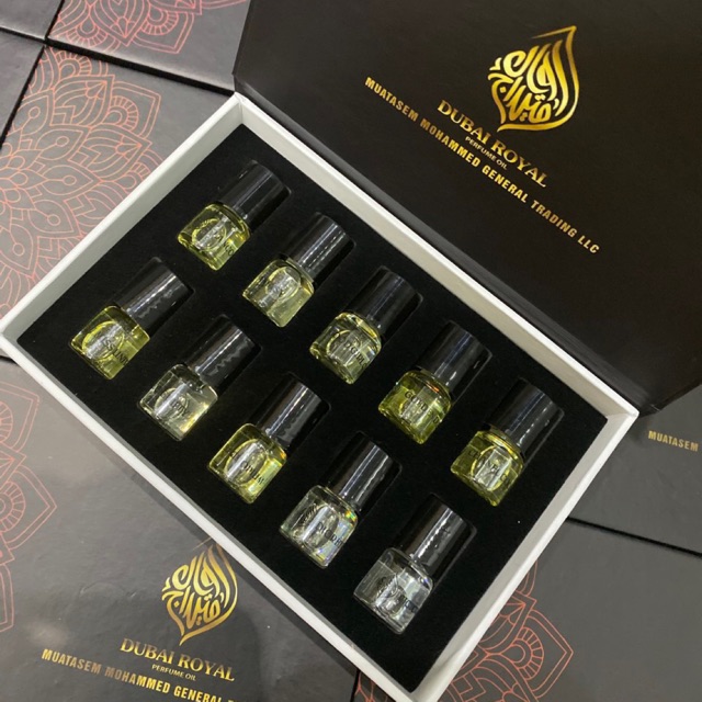 Siêu phẩm sét lăn 10 chai tinh dầu nước hoa dubai bai hãng royal|set nữ, cam kết sản phẩm đúng mô tả, chất lượng đảm bảo an toàn đến sức khỏe người sử dụng