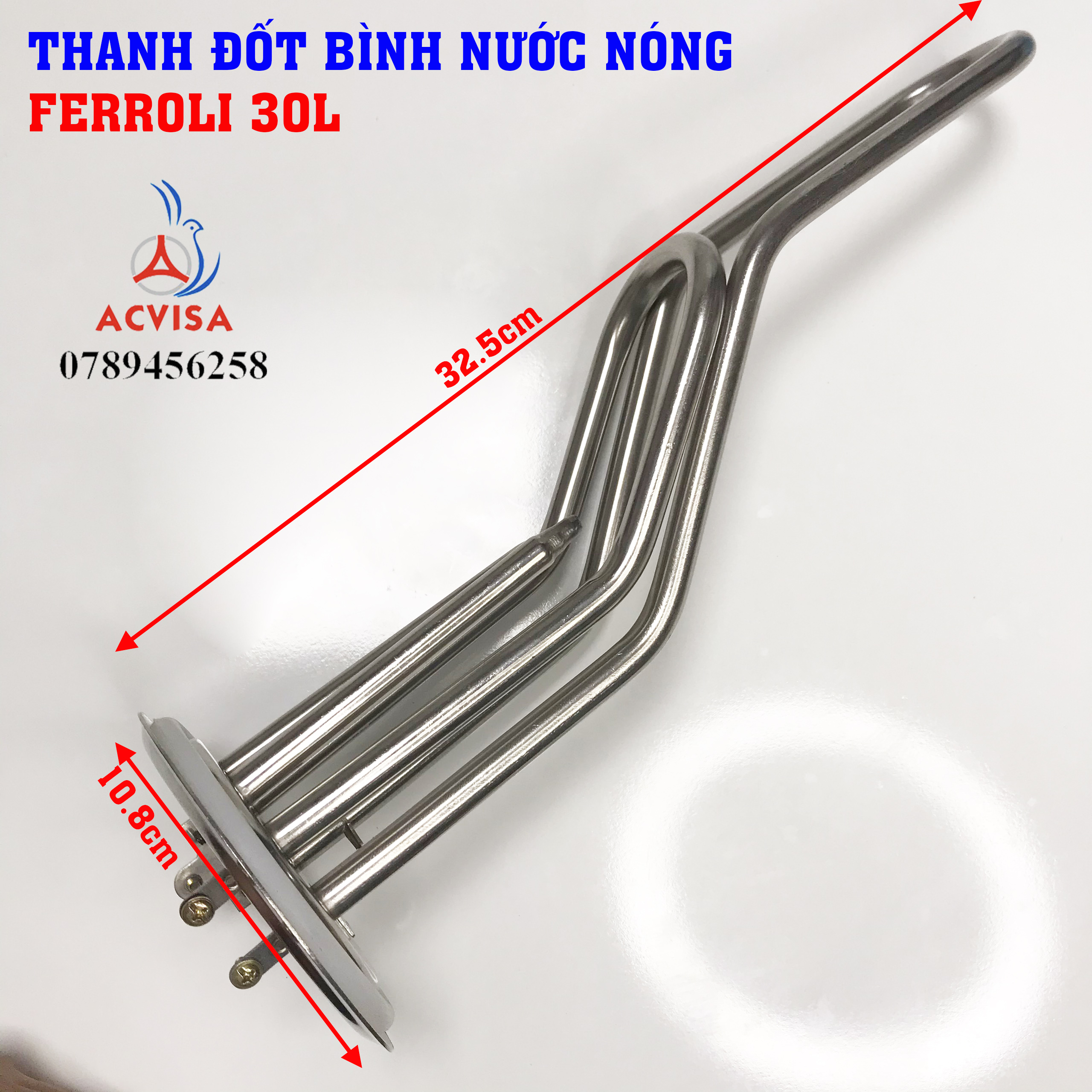 Thanh Đốt Bình Nước Nóng Ferroli Loại Bình 30 Lít