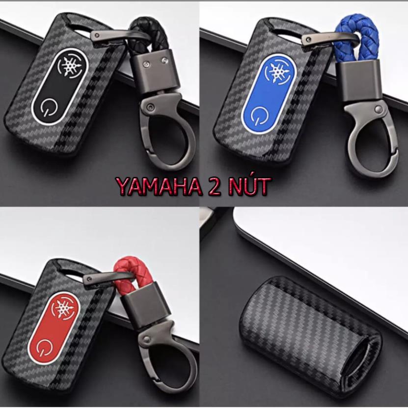 Bọc chìa khóa smartkey yamaha exciter 155 , nvx, janus, freego - ốp carbon smartkey yamaha
