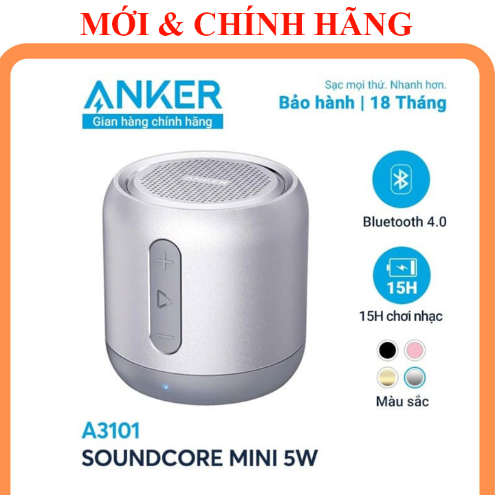 [HCM]Loa bluetooth ANKER SoundCore Mini Stereo - A3101