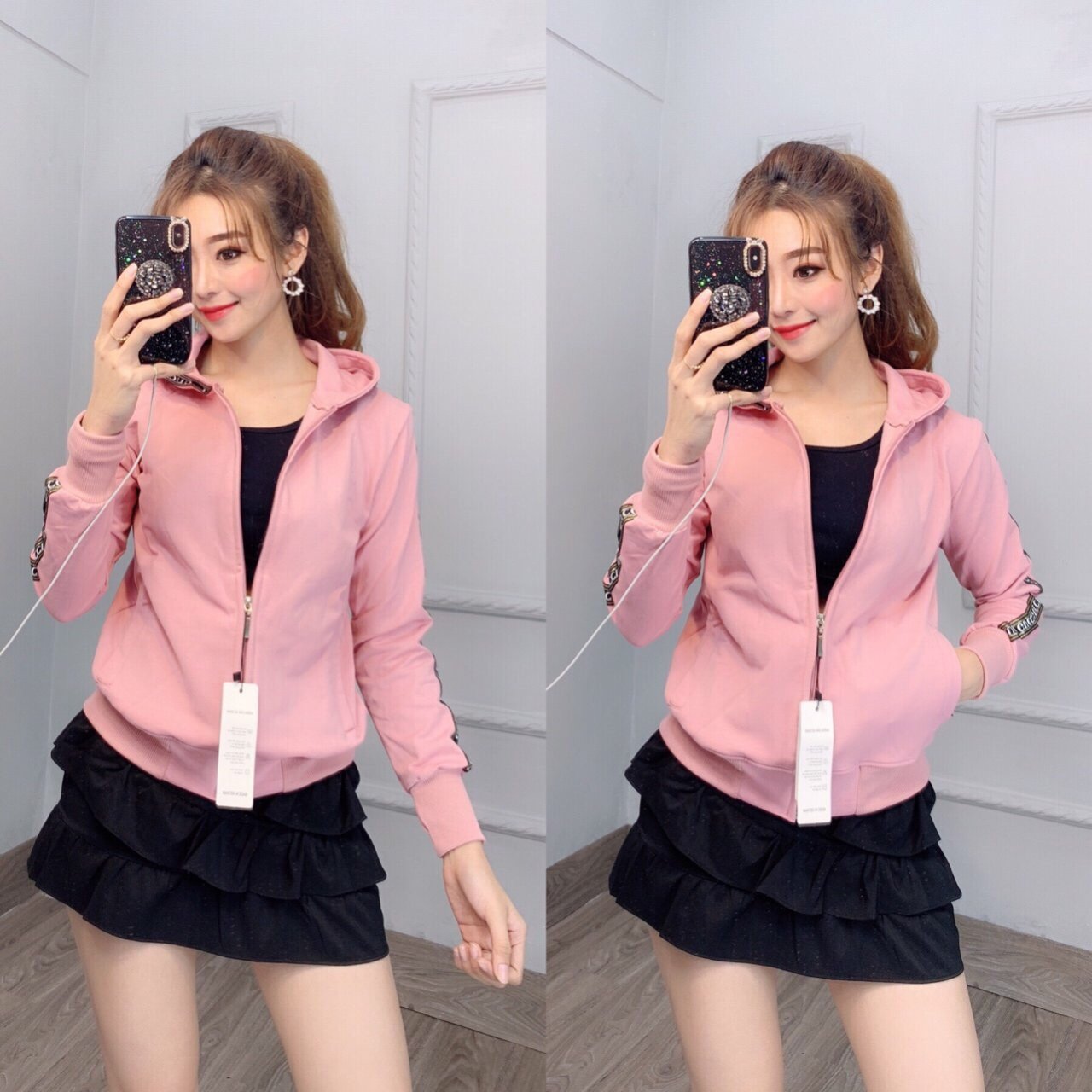 [HCM][A1] ÁO KHOÁC THUN DỄ THƯƠNG- Áo khoác chống nắng nữ - Áo khoác nữ - Áo khoác dù - Áo khoát nữ - Áo khoác dù nữ hàn quốc - Áo khoác gió nữ - áo khoác dù nữ - áo khoát dù nữ - áo khoác đẹp - áo khoác nam - áo khoát nam